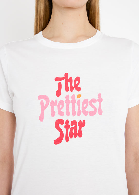 Bella Freud THE PRETTIEST STAR T-SHIRT | WHITE MULTI | XS – Bella Freud