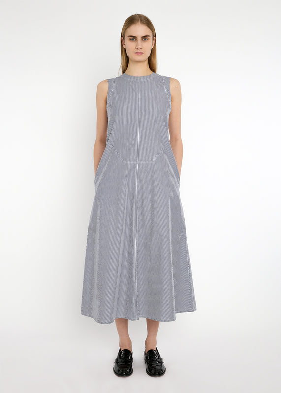 Bella Freud WALKABOUT DRESS | CAMBRIDGE STRIPE | 6 – Bella Freud