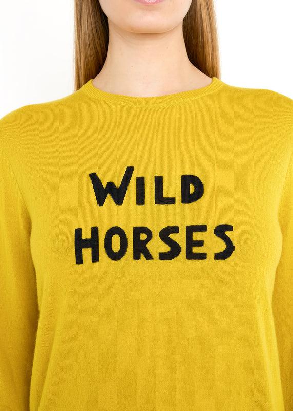 Bella Freud WILD HORSES JUMPER | YELLOW | XS – Bella Freud