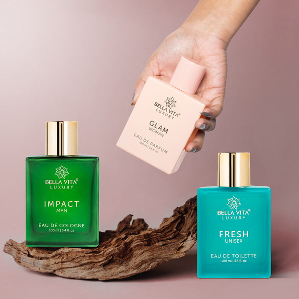 Bella Vita Day To Night Perfume Combo - 3 X 100ml