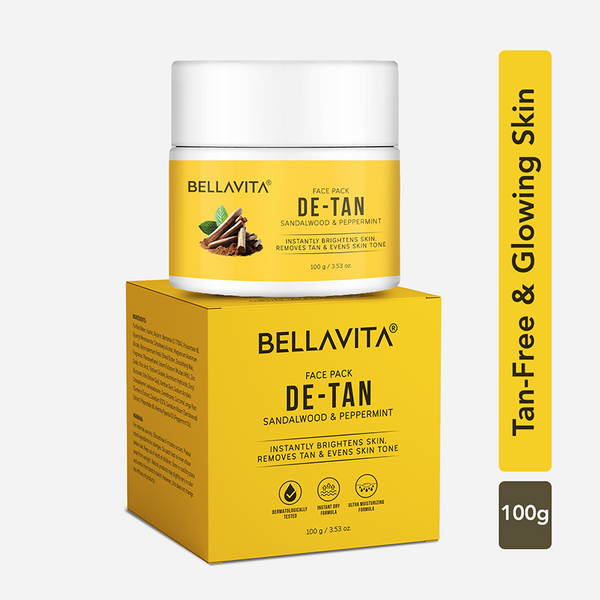 bella vita De-Tan Face Pack - 100g