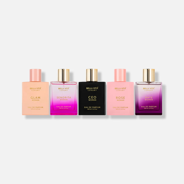 bella vita Everready Women Perfume Combo - 5 x 100ml