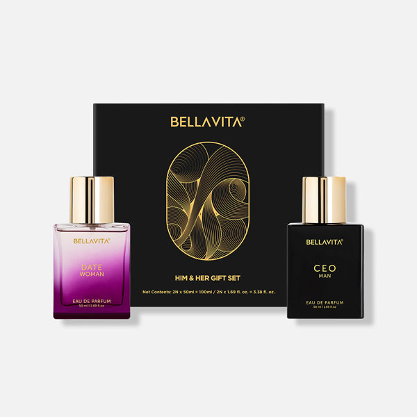 bella vita Him & Her Gift Set - 2 x 50ml