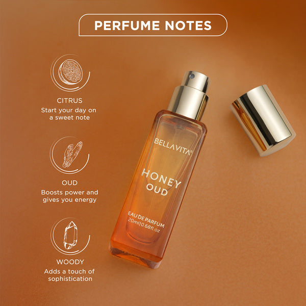 Bella Vita HONEY Oud Unisex Perfume - 20ml