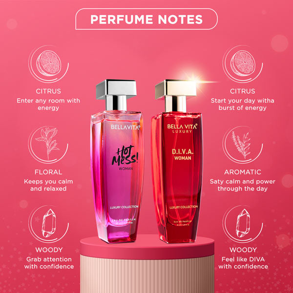 Bella Vita Hot & Classy Perfume Set - 2 X 50ml