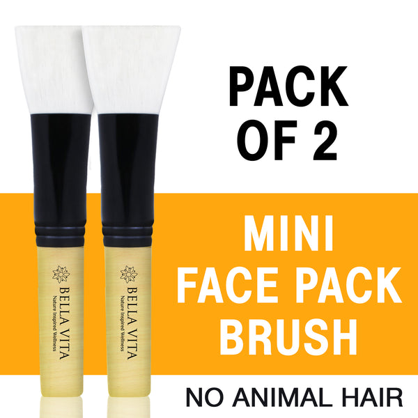 Bella Vita Mini Face Pack Brush - Pack Of 2