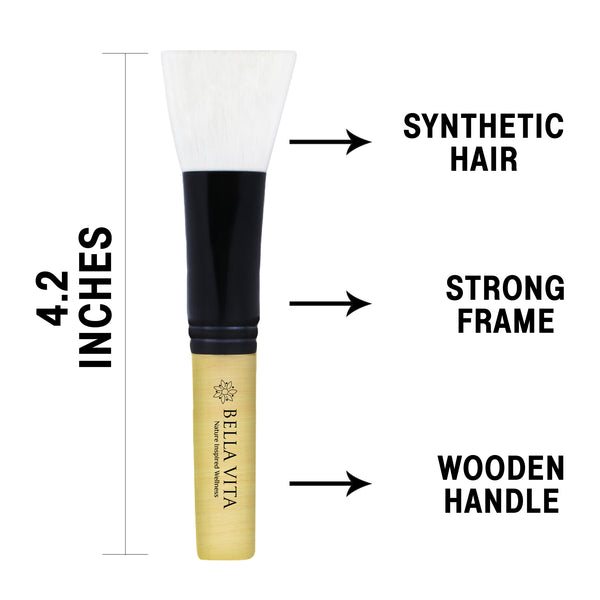 Bella Vita Mini Face Pack Brush - Pack Of 2