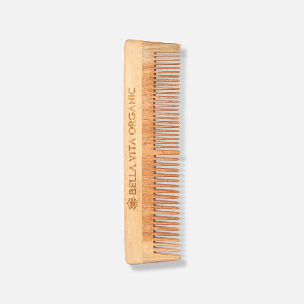 bella vita NEEM Wooden Dual Tooth Comb