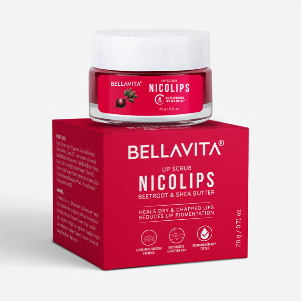 Bella Vita Nicolips Lip Brightening Scrub - 20g