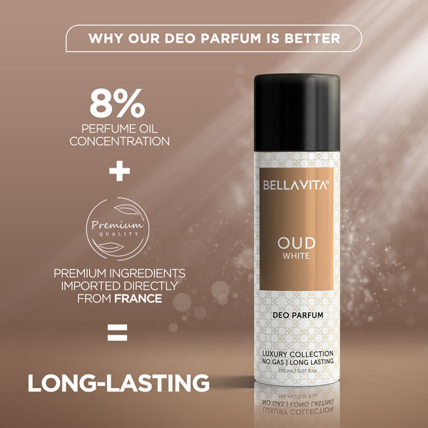 Bella Vita OUD WHITE Deodorant - 150ml