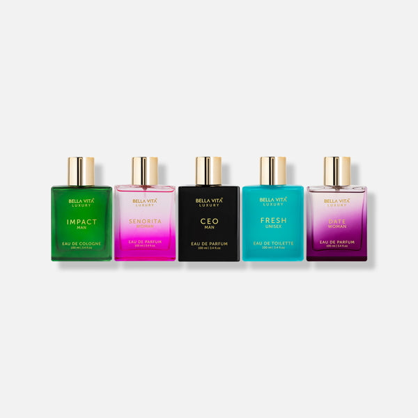 bella vita Refreshing You Perfume Combo - 5 x 100ml