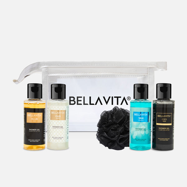bella vita Shower Gel Travel Minis Kit - 4 x 55ml