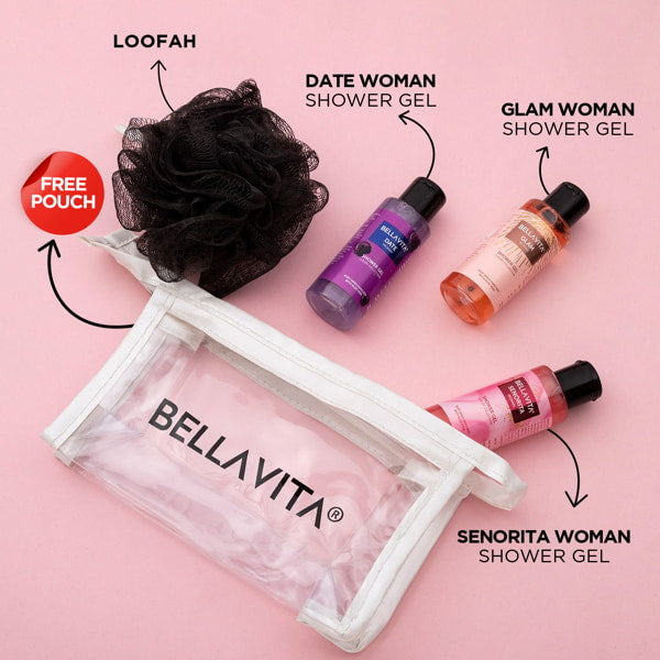 Bella Vita Shower Gel Trial Kit For Women - 3x55ml