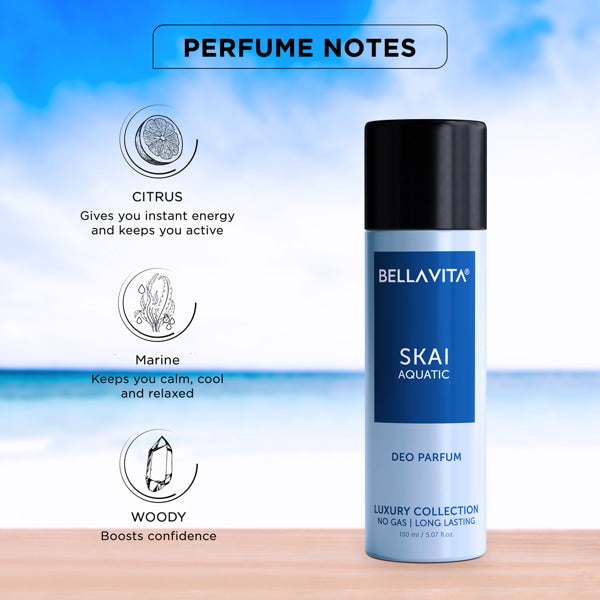 Bella Vita SKAI Aquatic Unisex Deodorant - 150ml
