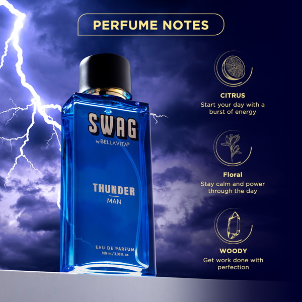 Bella Vita SWAG THUNDER Man Perfume - 100ml