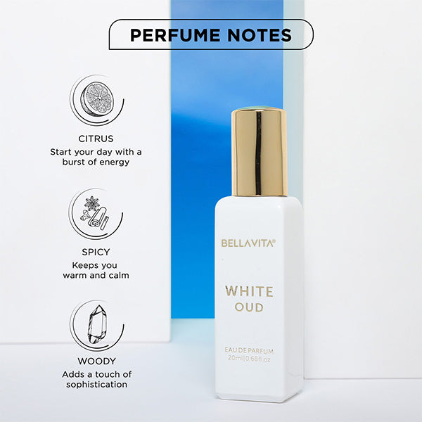 Bella Vita WHITE Oud Unisex Perfume - 20ml