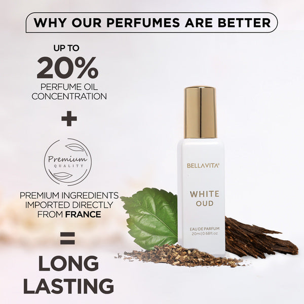 Bella Vita WHITE Oud Unisex Perfume - 20ml