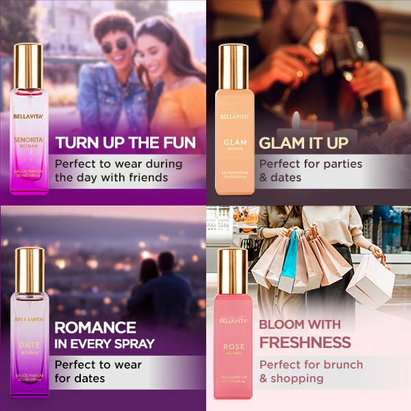 Bella Vita Luxury Perfume Gift Set For Women - 4 X 20ml