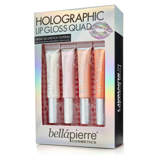 Bellápierre Holographic Lip Gloss Quad
