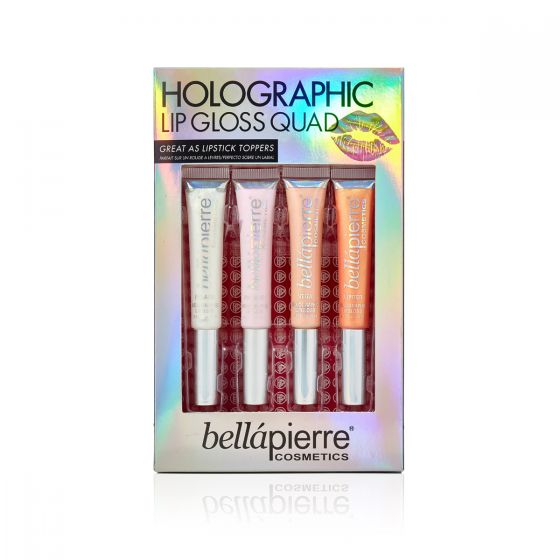 bellápierre Holographic Lip Gloss Quad