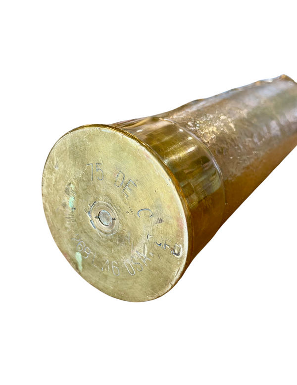 Bellápierre 1918 Normandy Bloom – French WWI Trench Art Shell