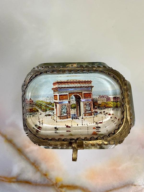 Bellápierre Antique French Jewelry Box – Arc De Triomphe Souvenir