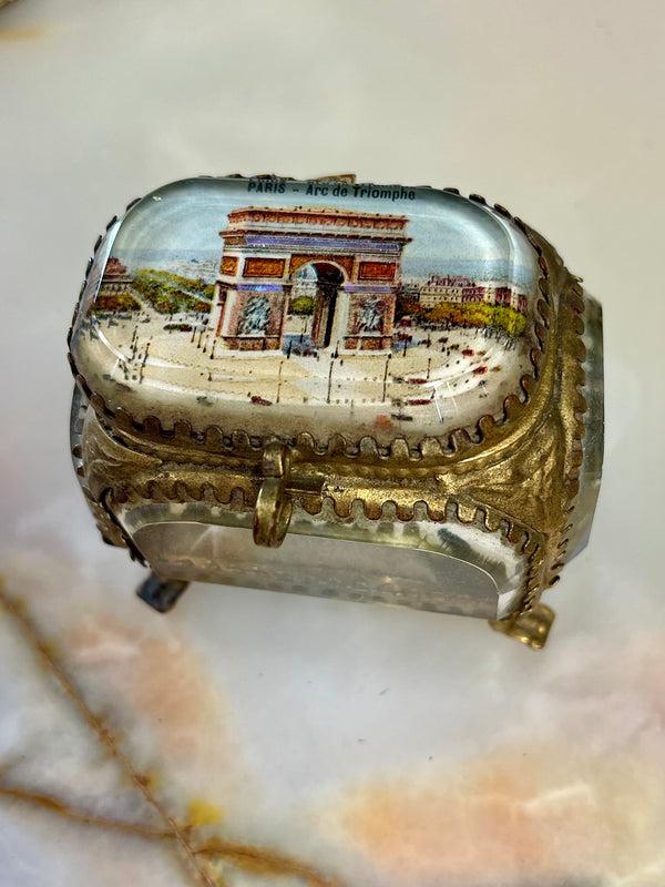 bellápierre Antique French Jewelry Box – Arc de Triomphe Souvenir