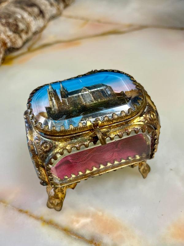bellápierre Antique French Jewelry Box – Notre-Dame de Port-Marin Souvenir