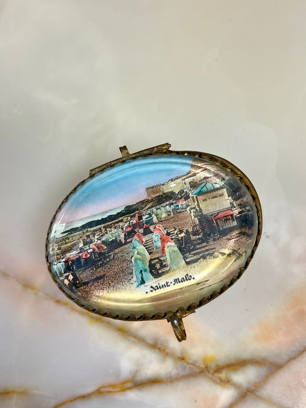 Bellápierre Antique French Jewelry Box – Saint-Malo Souvenir