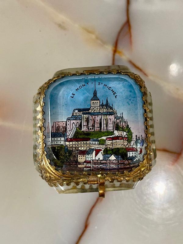 Bellápierre Antique Grand Tour French Jewelry Casket – Mont Saint-Michel