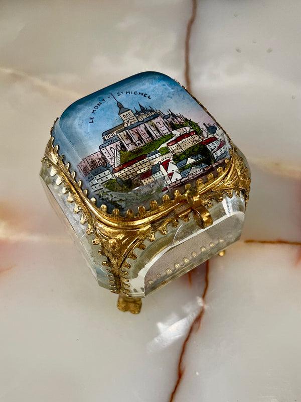 bellápierre Antique Grand Tour French Jewelry Casket – Mont Saint-Michel