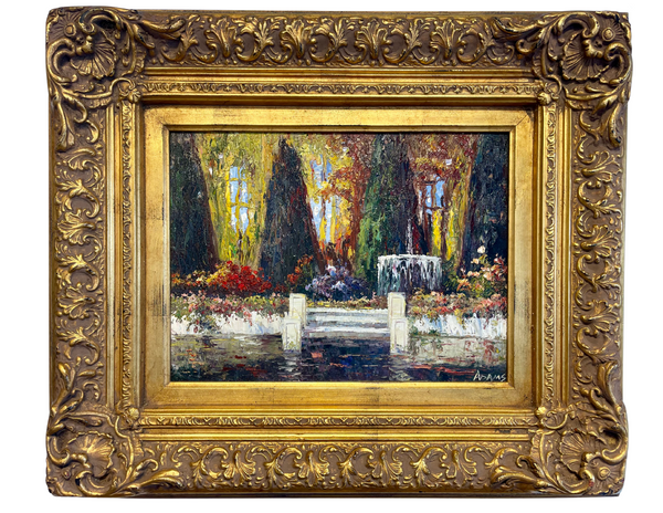 Bellápierre “Au Bord De L’Eau” – Vintage Original Oil Painting