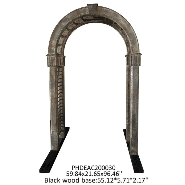 Bellápierre Aged Metal Garden Arbor