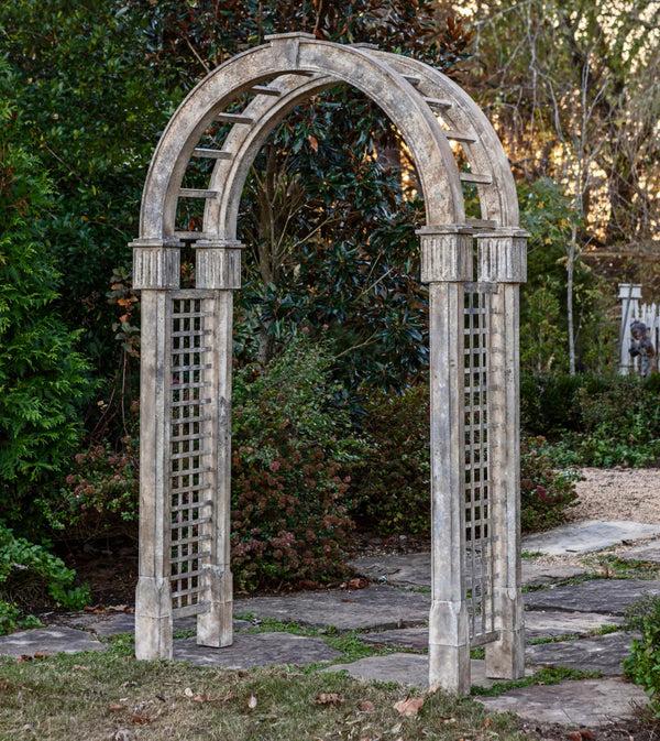 bellápierre Aged Metal Garden Arbor