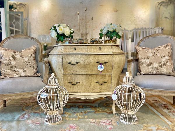 bellápierre Antique Bombé Night Stands (Set of 2)