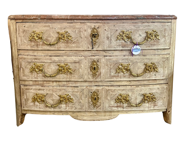 Bellápierre Antique Marble-Topped Commode