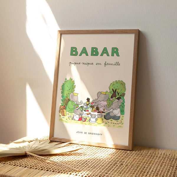 Bellápierre "Babar's Family Picnic" Poster