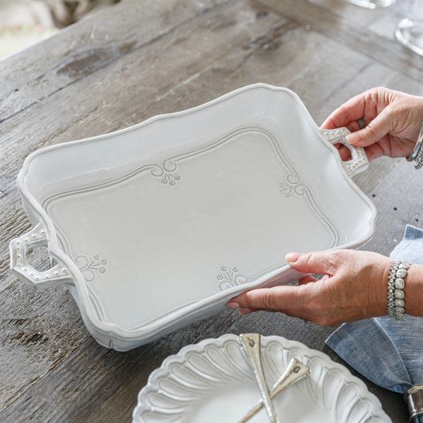 Bellápierre Bella Bianca Rectangular Lasagne Dish