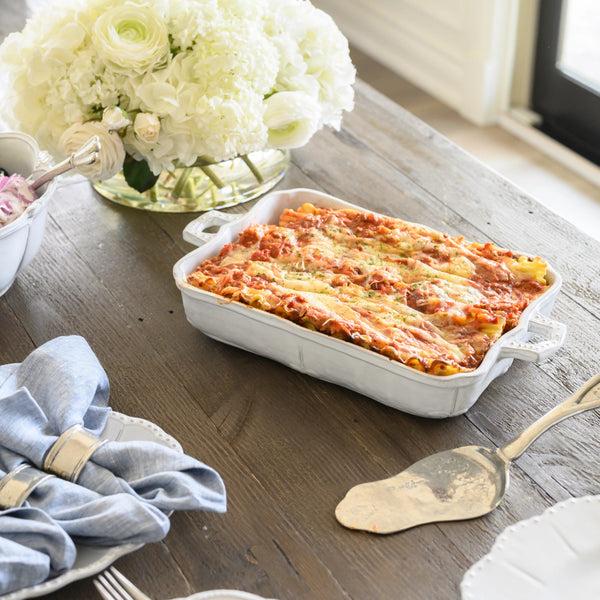 Bellápierre Bella Bianca Rectangular Lasagne Dish