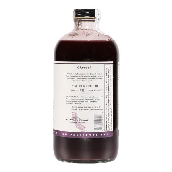 Bellápierre Blackberry Pomegranate Cocktail Mixer