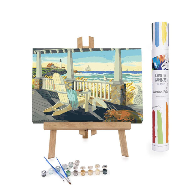 bellápierre Paint By Numbers | Beach and Sea