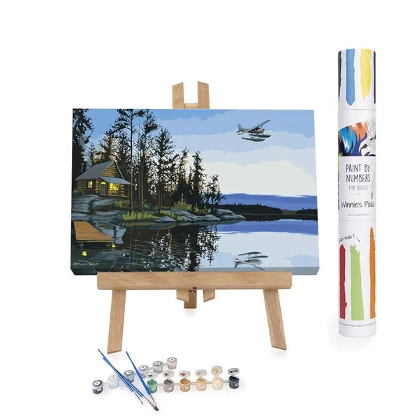 bellápierre Paint By Numbers | Cabin By the Lake