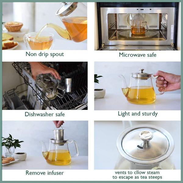 Bellápierre Radiance - Glass Tea Pot With Infuser