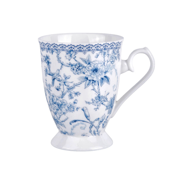 Bellápierre Set Of 2 "Jardin Bleu" Tea & Coffee Mug