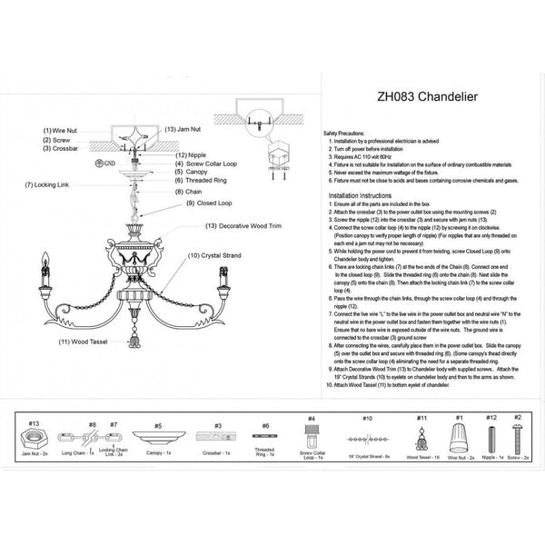 Bellápierre The Beaded Beauty Chandelier