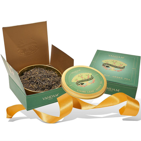 Bellápierre Vahdam Himalayan Green Tea Tin