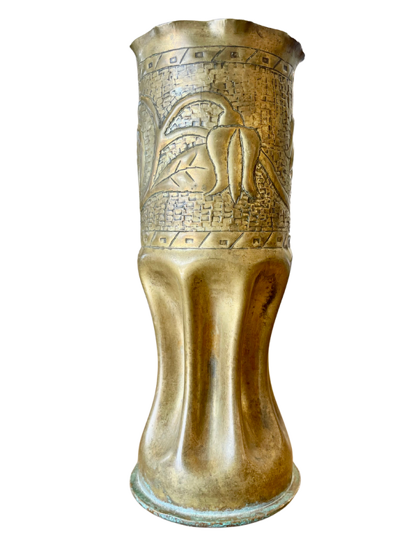 Bellápierre Echo Brass – 1918 French 75mm Trench Art Shell