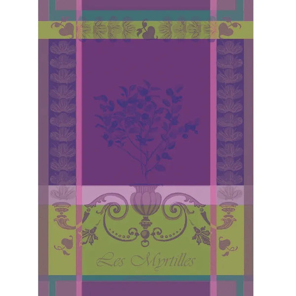 bellápierre Garnier-Thiebaut | Les Myrtilles Jacquard Kitchen Towel