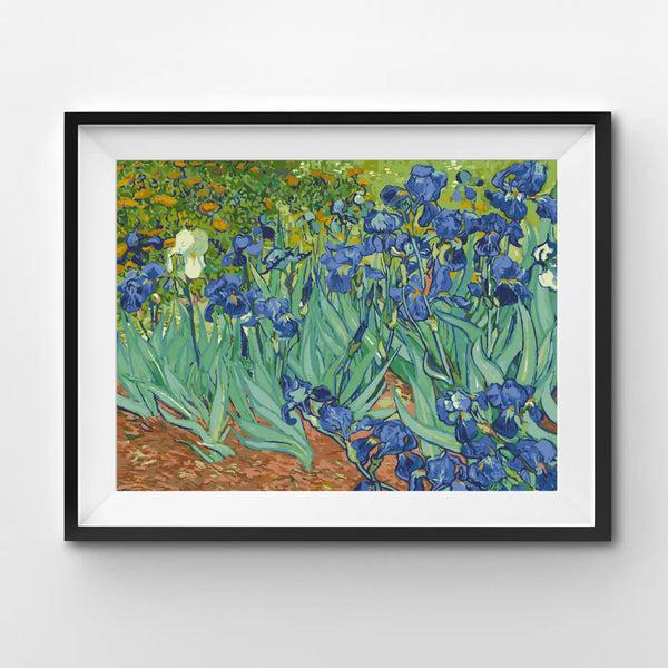 Bellápierre Irises By Vincent Van Gogh - Paint By Numbers