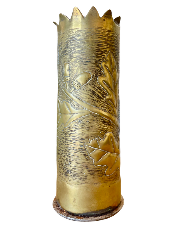 bellápierre Iron Petals II – 1918 French 75mm Trench Art Shell